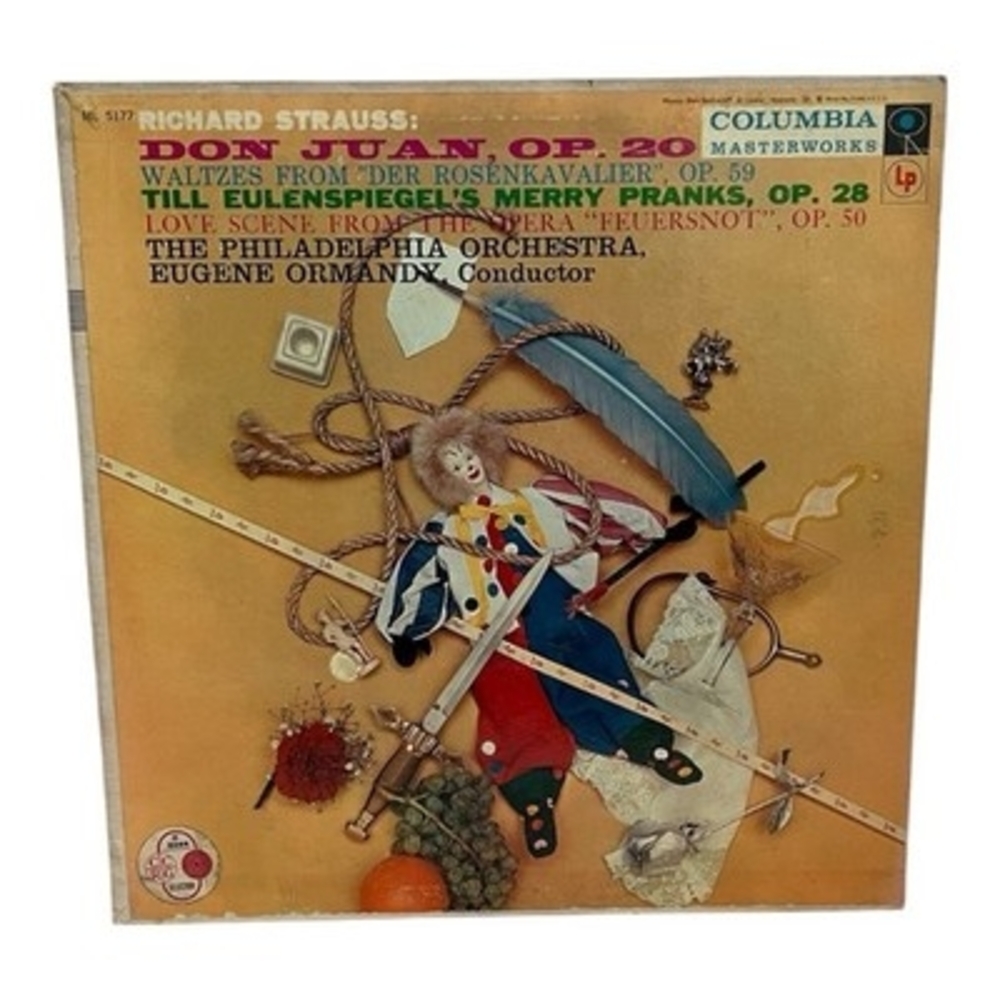 Richard Strauss Don Juan Philadelphia Orchestra Ormandy 1957 Mono LP VG+